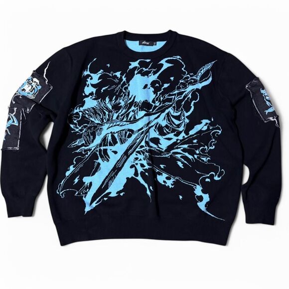 Shihiko Sung Jin Woo Solo Leveling Knit Sweater Size XL